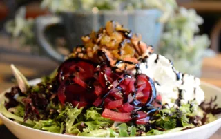 A healthy looking salad