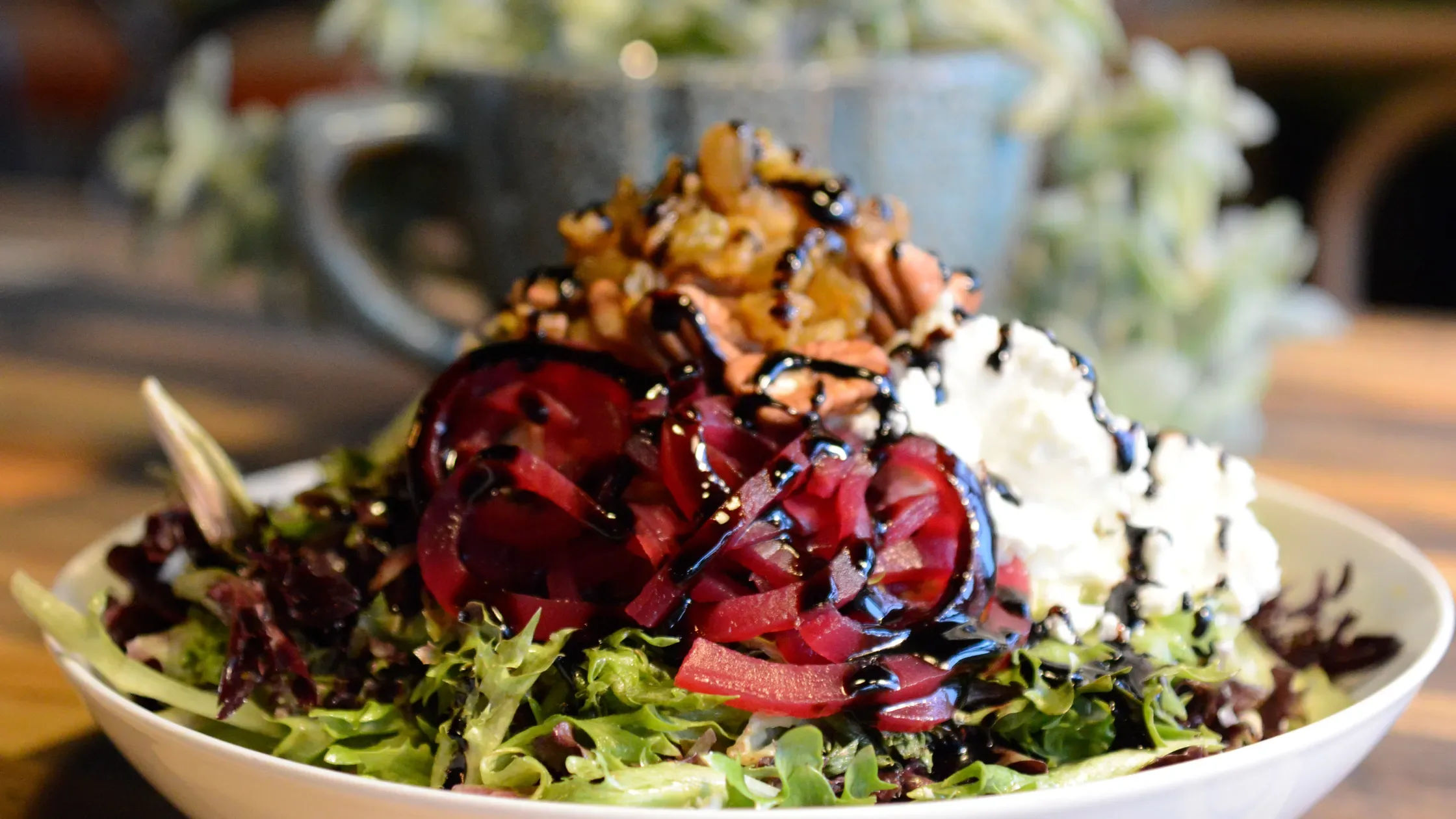 A healthy looking salad